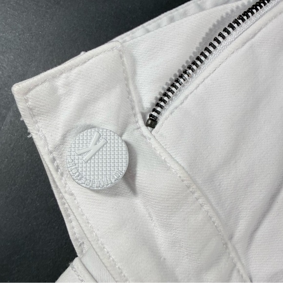 Kut from the Kloth Rachael Fab Ab           Optic White Straight leg Jeans - Picture 6 of 11